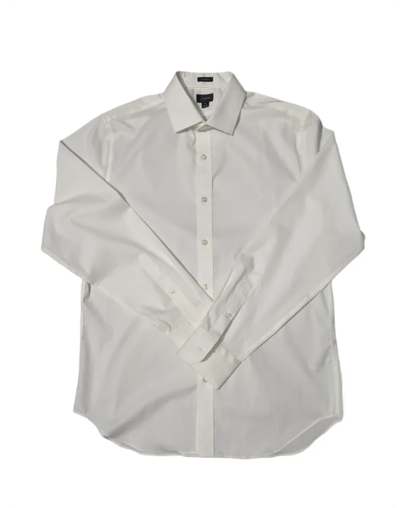 J.Crew Classic Solid White Shirt