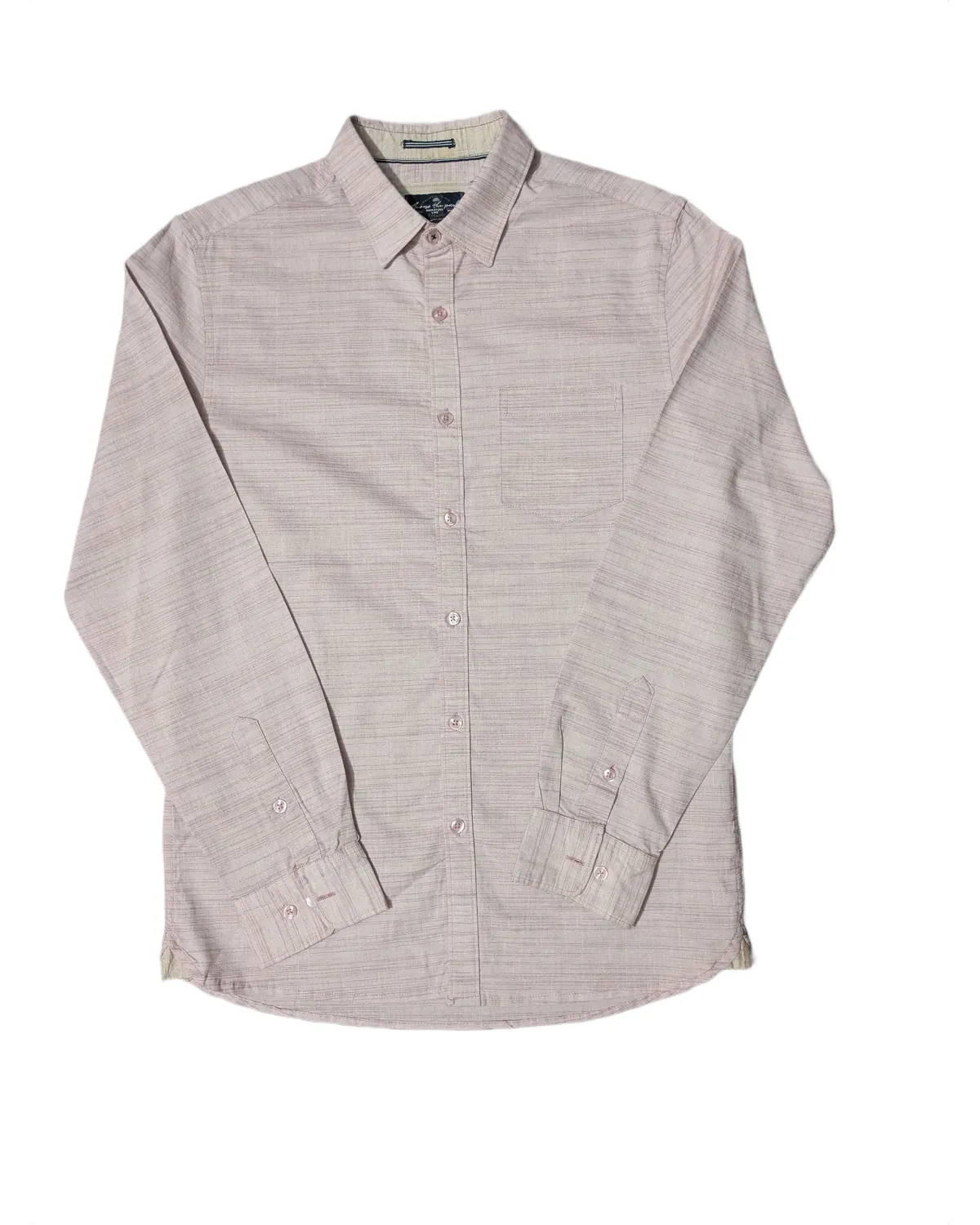 Urban Hues Textured Light Pink Shirt