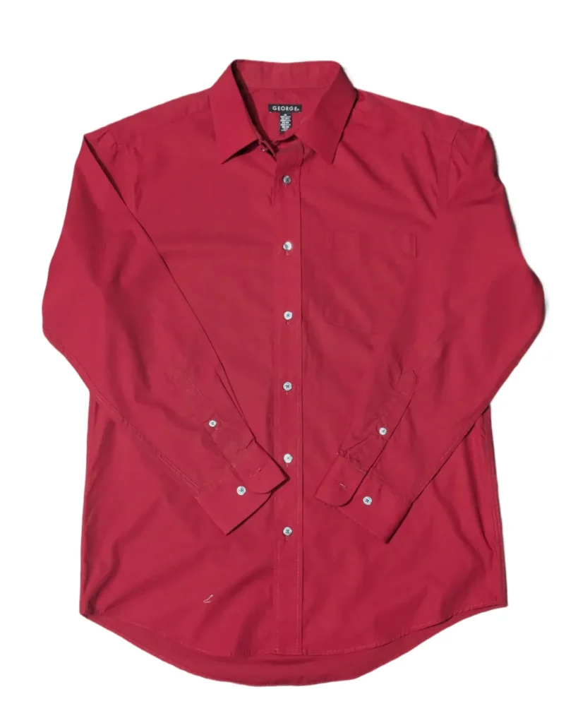 George Solid Red Classic Shirt