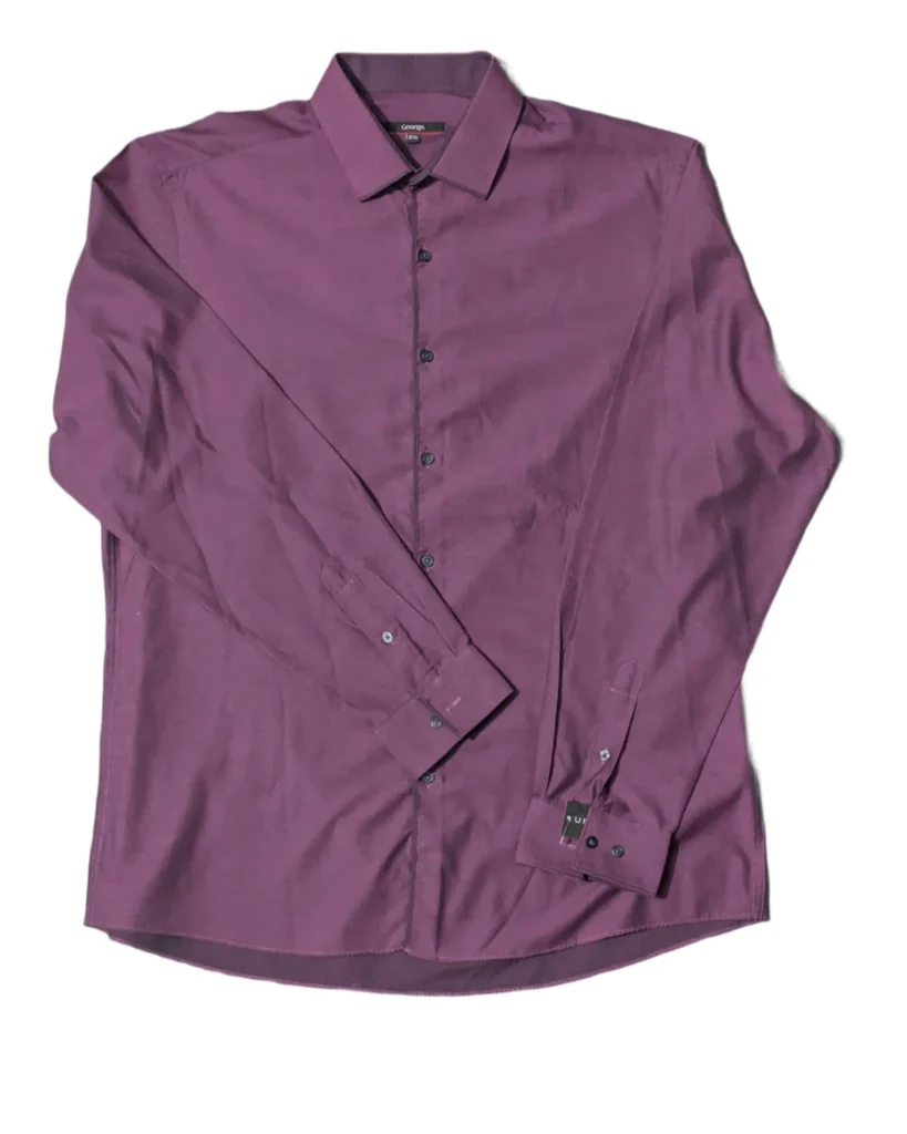 George Plum Purple Slim Fit Shirt