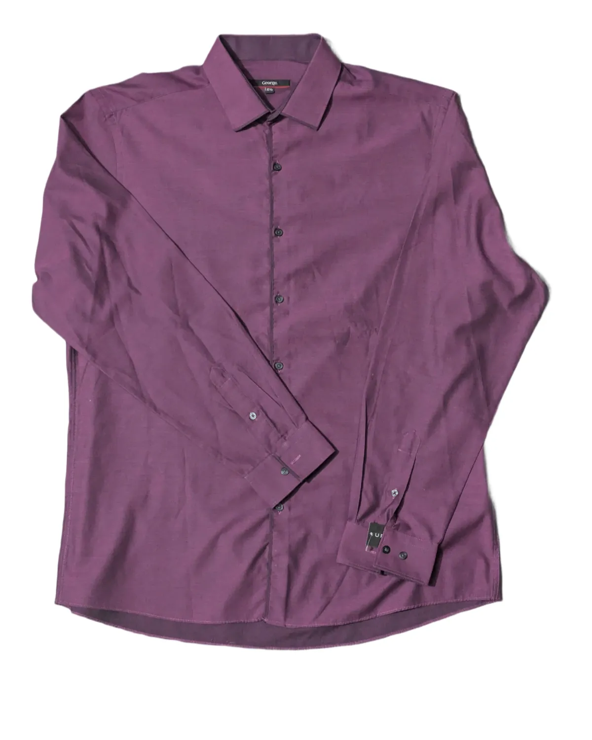 George Plum Purple Slim Fit Shirt