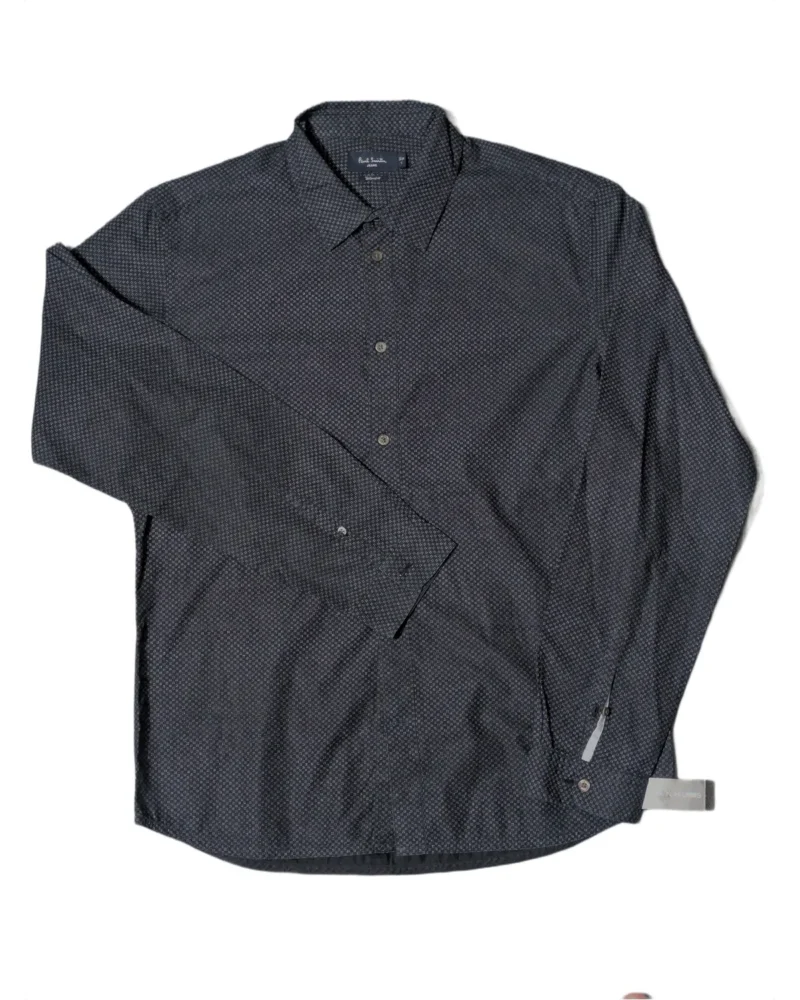 Paul Smith Charcoal Micro Dot Shirt