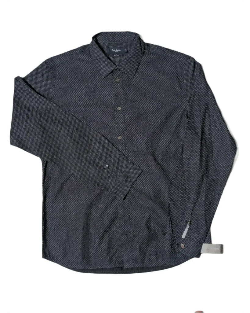 Paul Smith Charcoal Micro Dot Shirt