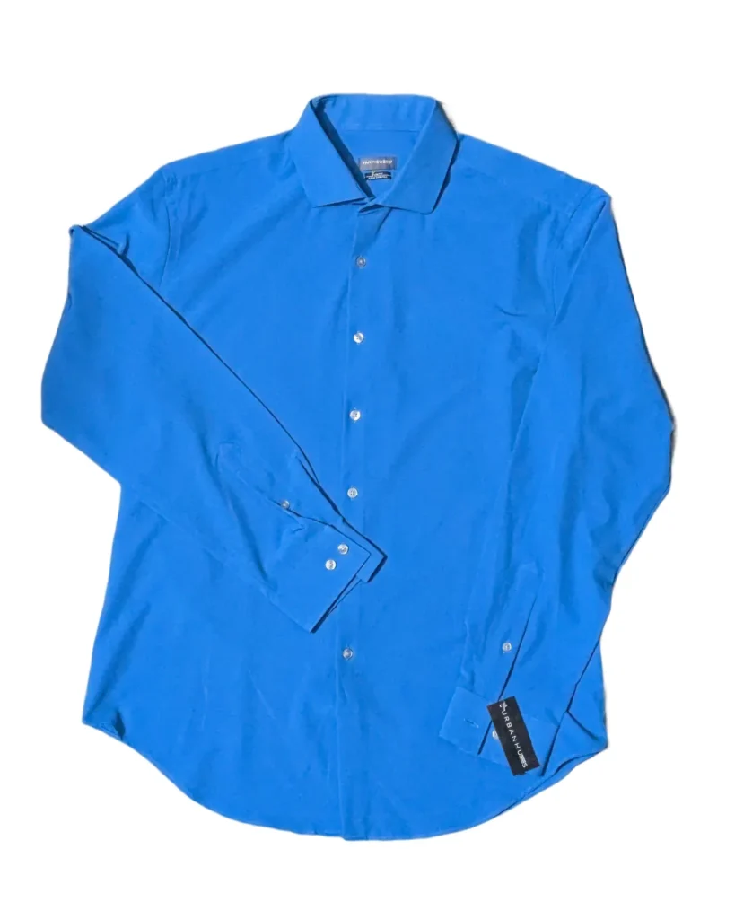 Van Heusen Cobalt Blue Stretch Dress Shirt