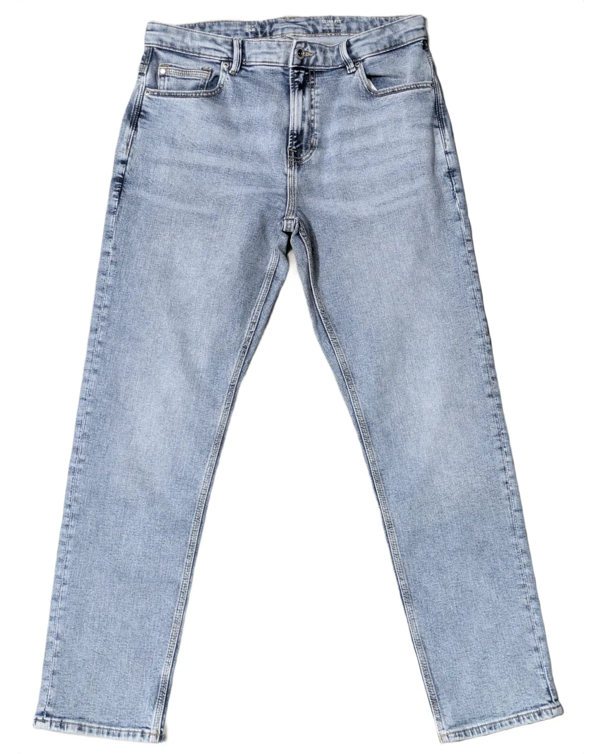 Next Slim Fit Light Blue Wash Jeans