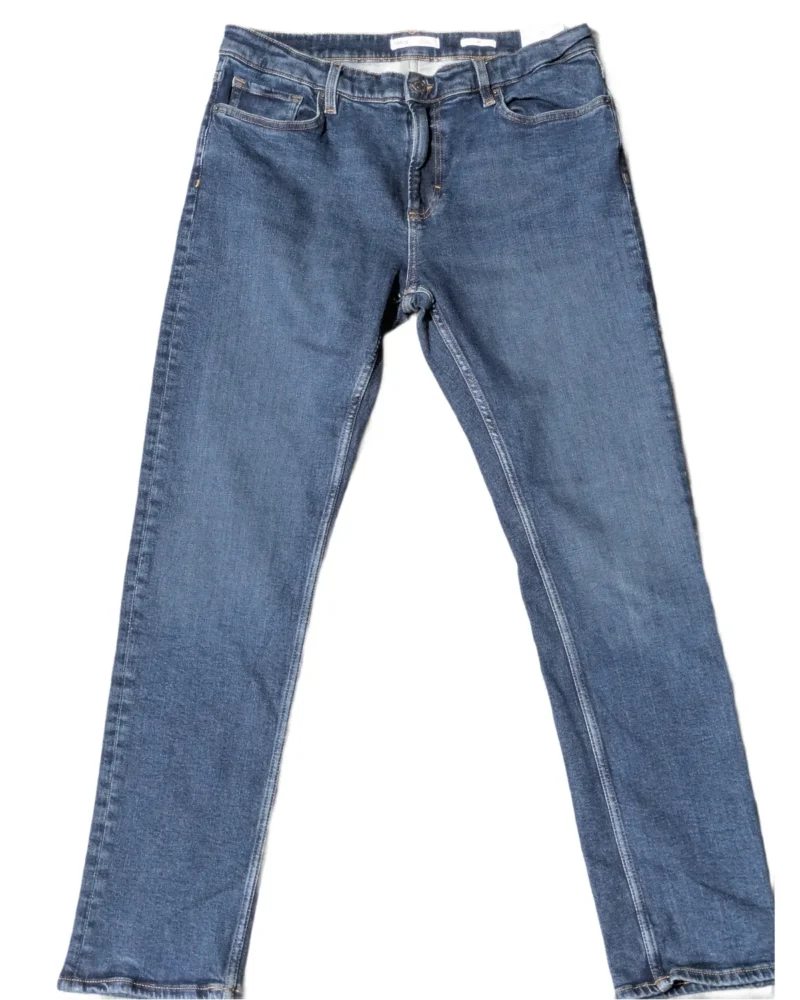 Mango Slim Fit Medium Wash Denim Jeans