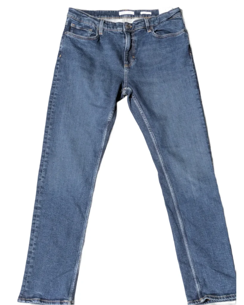 Mango Slim Fit Medium Wash Denim Jeans