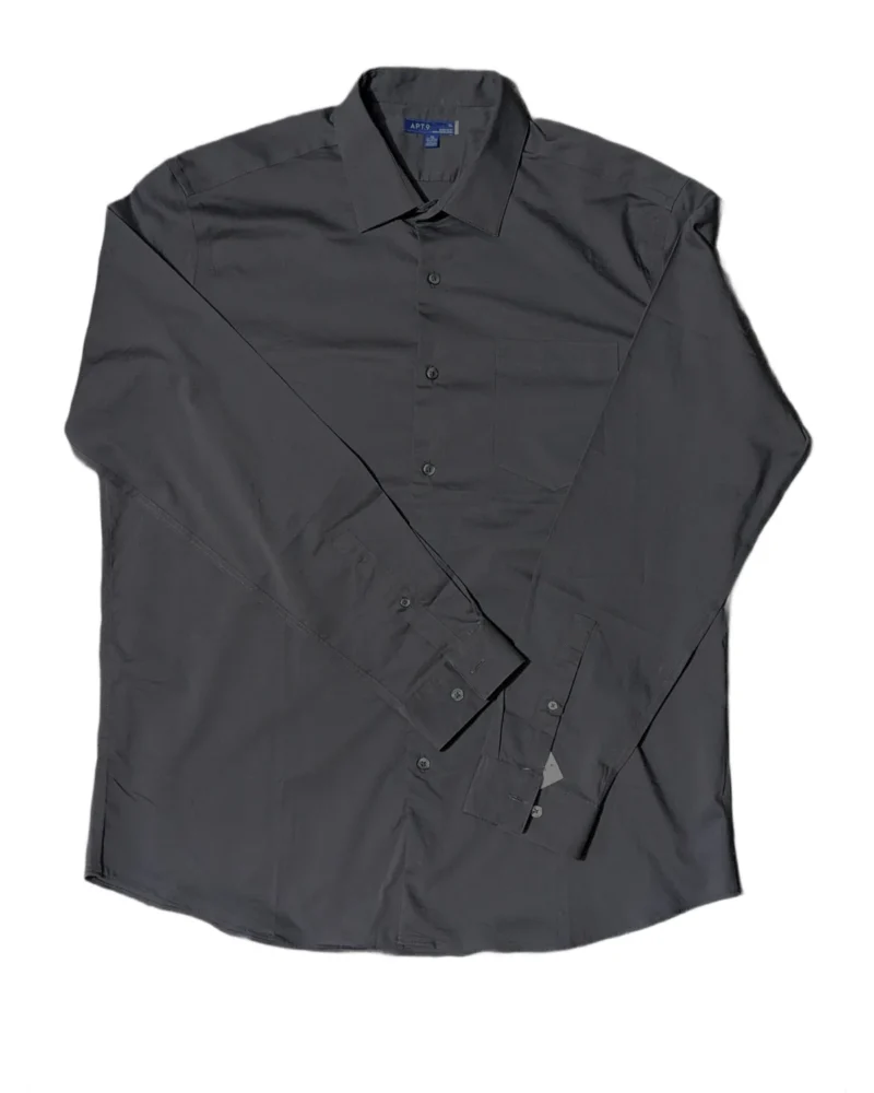 Apt.9 Charcoal Grey Classic Button-Down