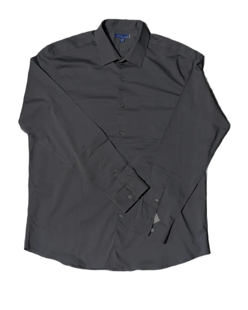 Apt.9 Charcoal Grey Classic Button-Down