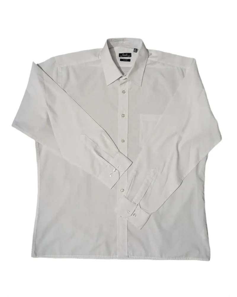 Classic White Button-Down Shirt
