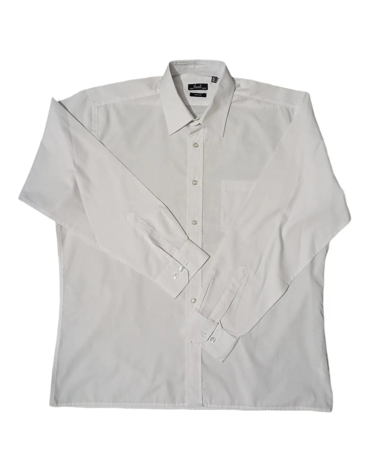 Classic White Button-Down Shirt