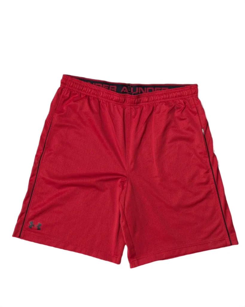 Under Armour Red Mesh Training Shorts