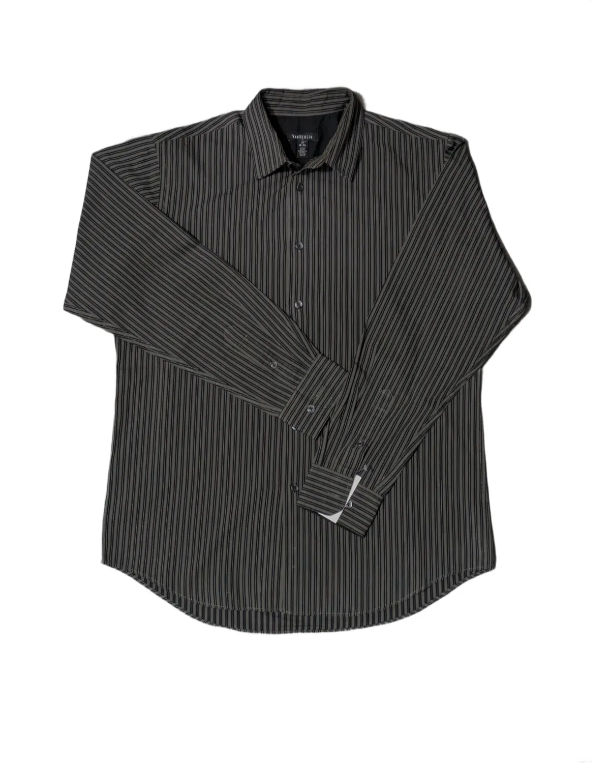 Van Heusen Pinstripe Long Sleeve Shirt