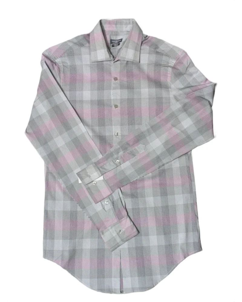 Van Heusen Slim Fit Glen Plaid Shirt