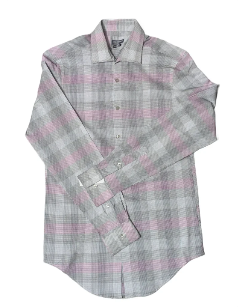 Van Heusen Slim Fit Glen Plaid Shirt