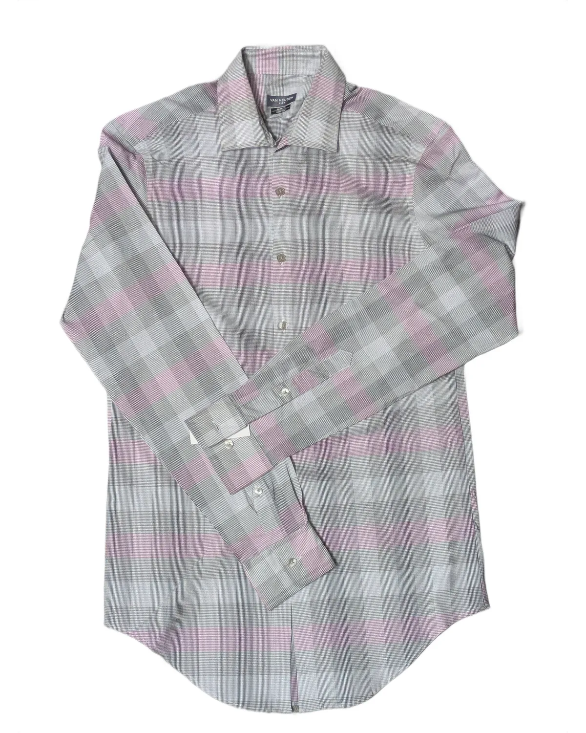 Van Heusen Slim Fit Glen Plaid Shirt