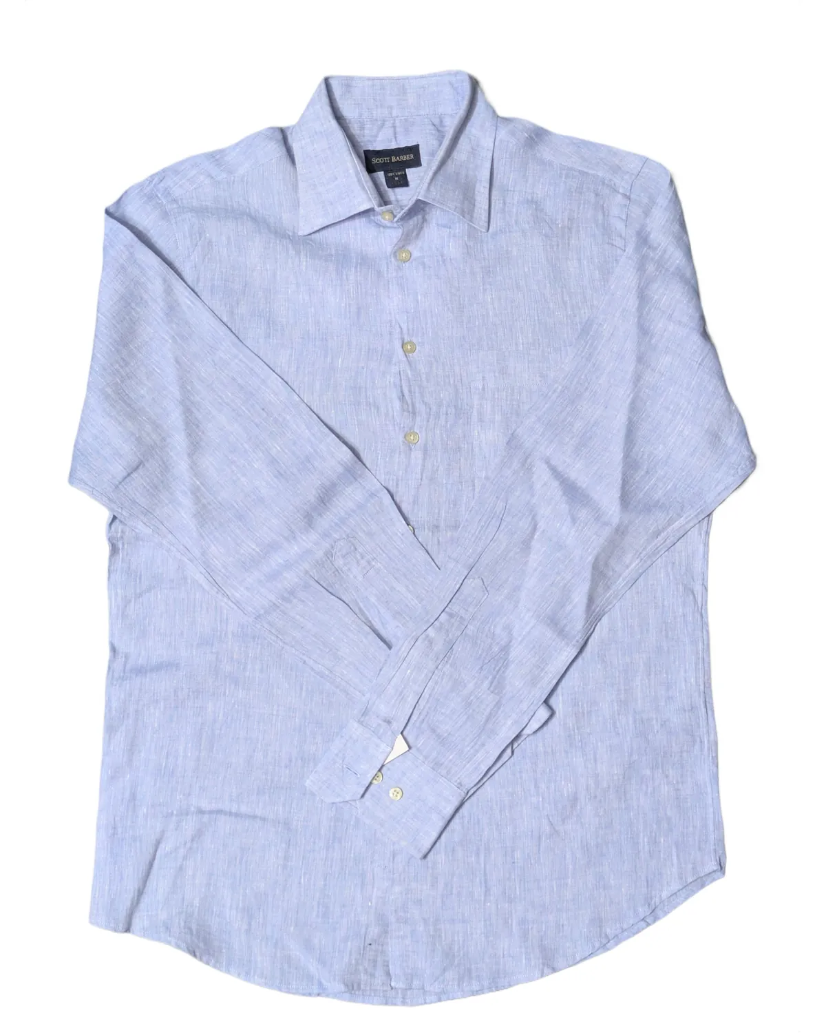 Scott Barber Heathered Linen Shirt