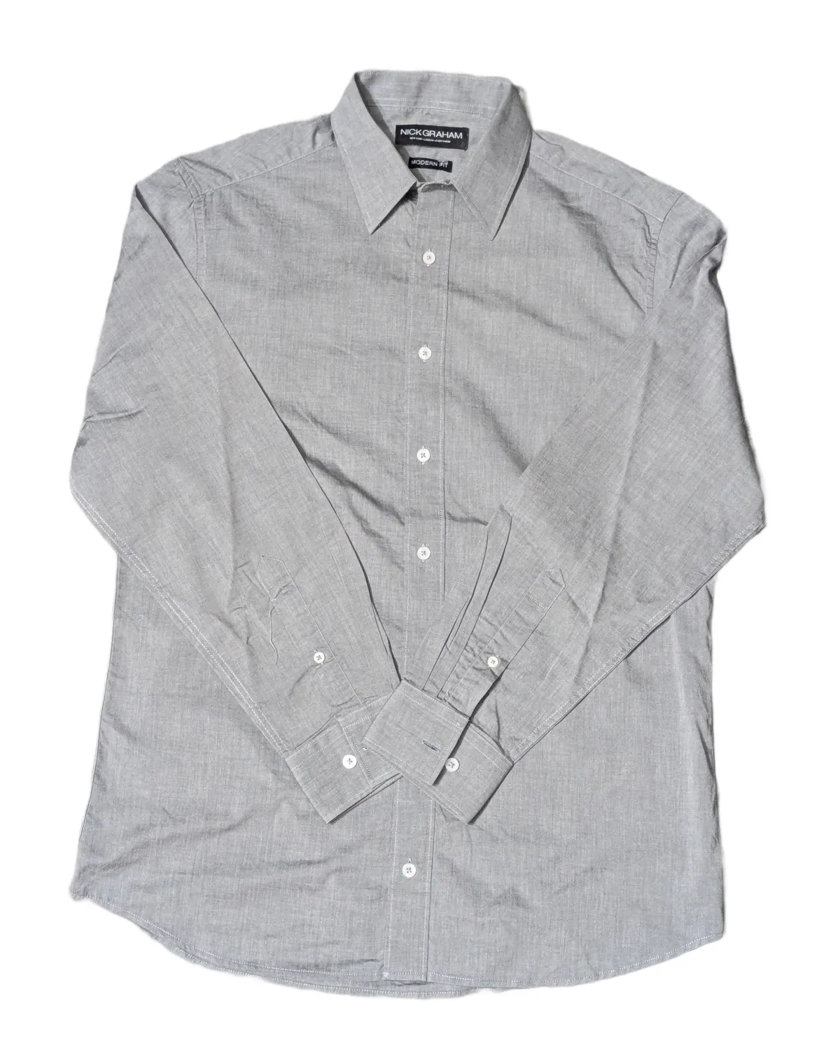 Nick Graham Modern Fit Chambray Shirt