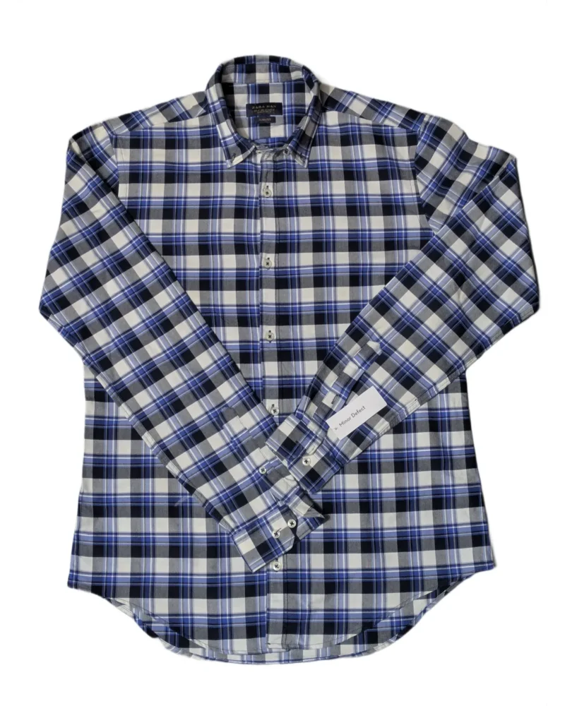 Zara Man Slim Fit Plaid Shirt