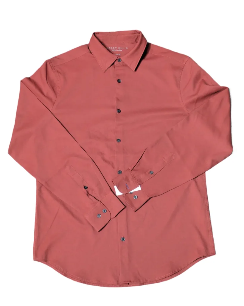 Perry Ellis Motion Coral Shirt