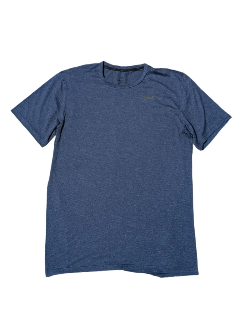 Nike Dri-Fit Heather Navy Training Tee