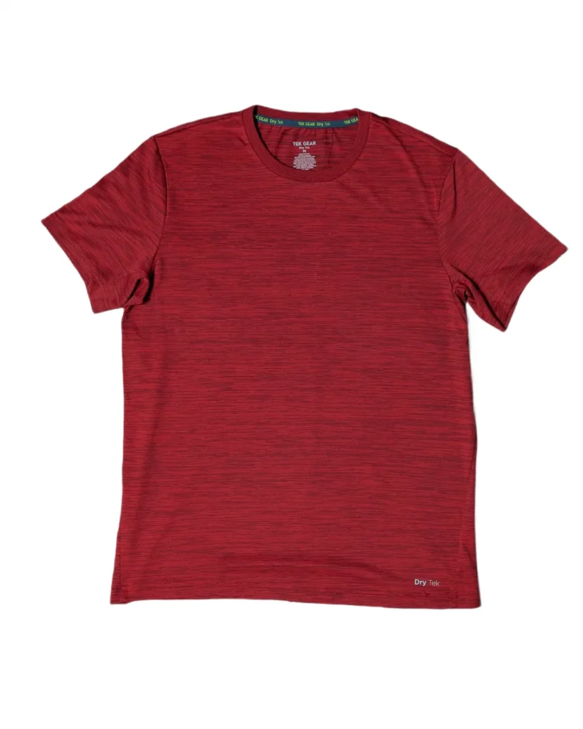 Tek Gear Dry Tek Heather Red Tee
