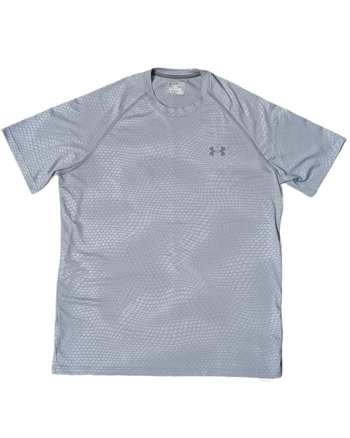 Under Armour Grey Textured Scale Print Tee