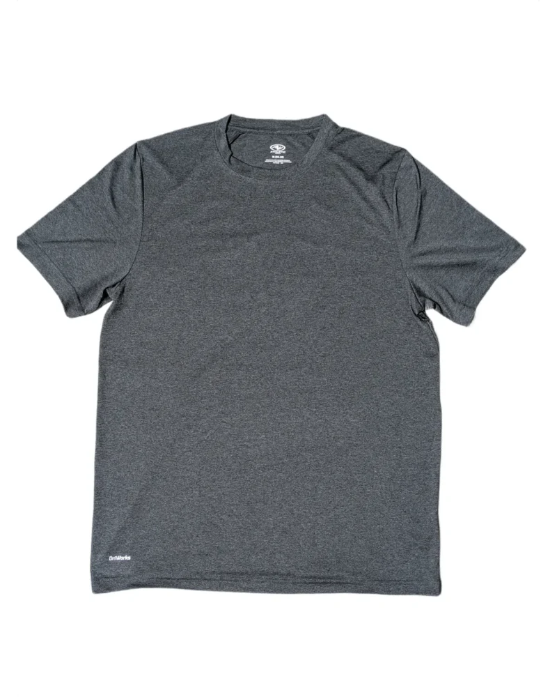 Athletic Works DriWorks Heather Charcoal Tee