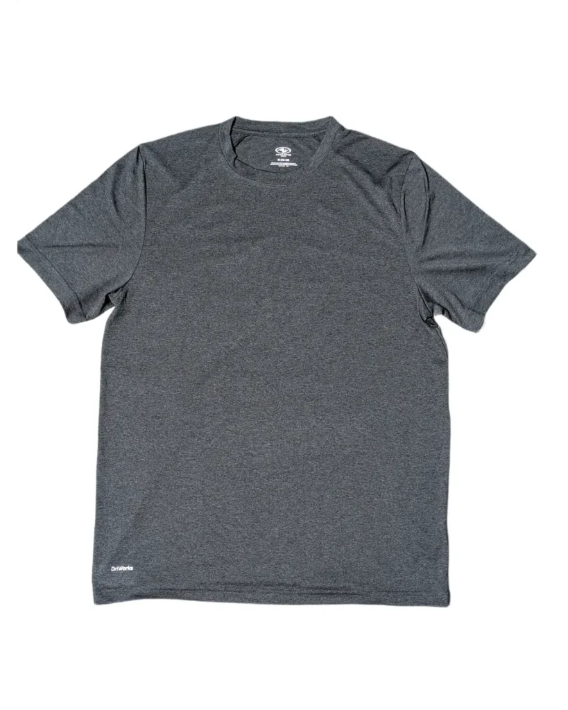 Athletic Works DriWorks Heather Charcoal Tee