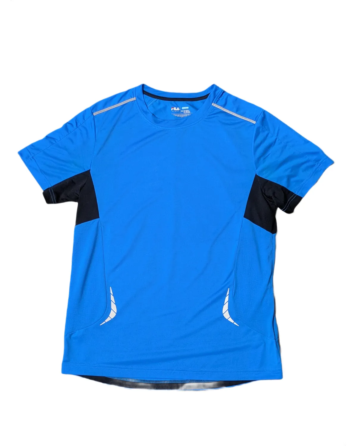 FILA Sport Blue Colorblock Running Tee