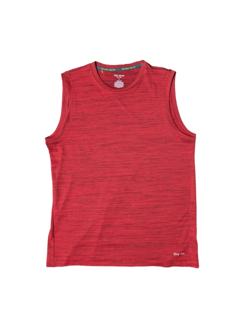 Tek Gear DryTek Heather Red Tank