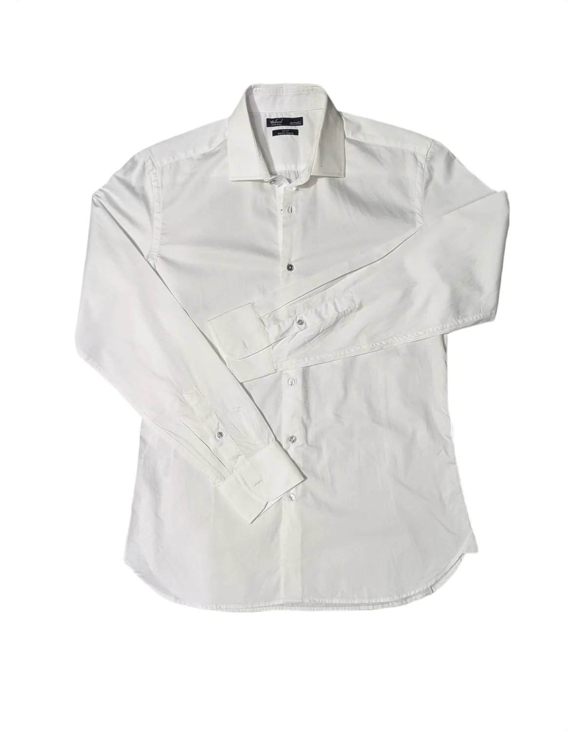 Classic Tailored White Button-Down Shirt