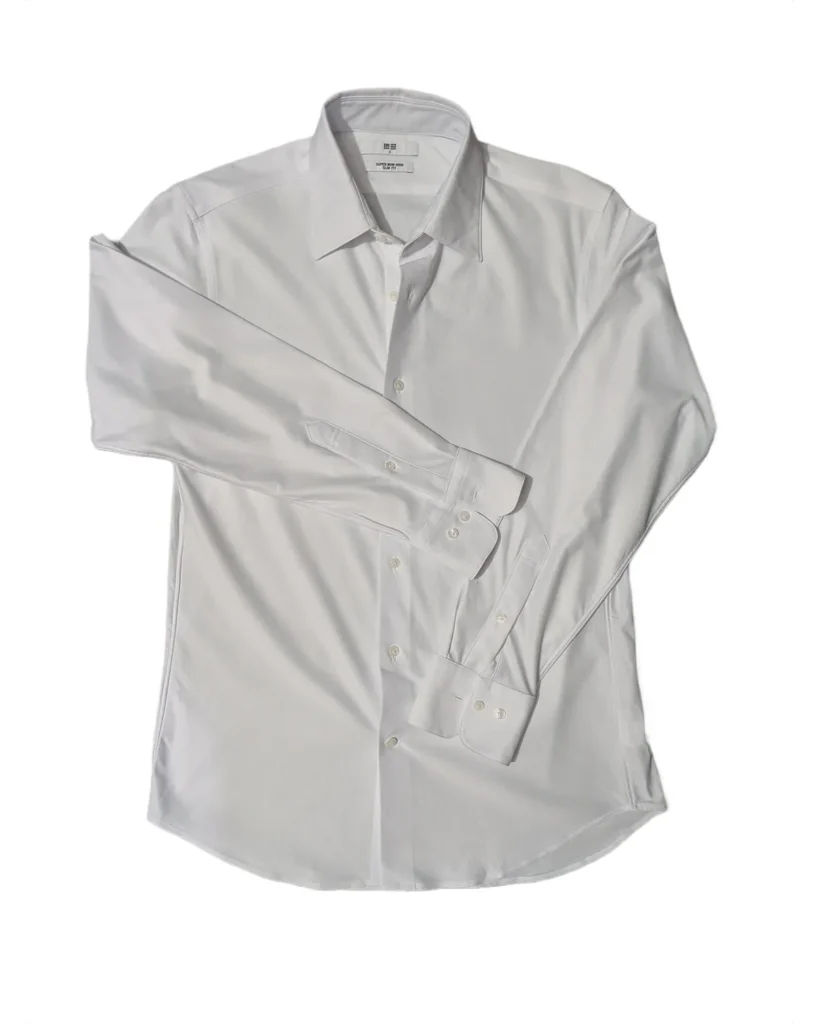 Uniqlo Super Non-Iron Slim Fit White Shirt