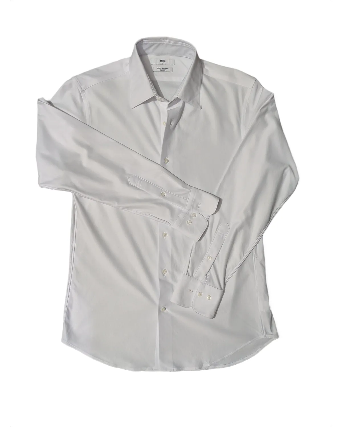 Uniqlo Super Non-Iron Slim Fit White Shirt